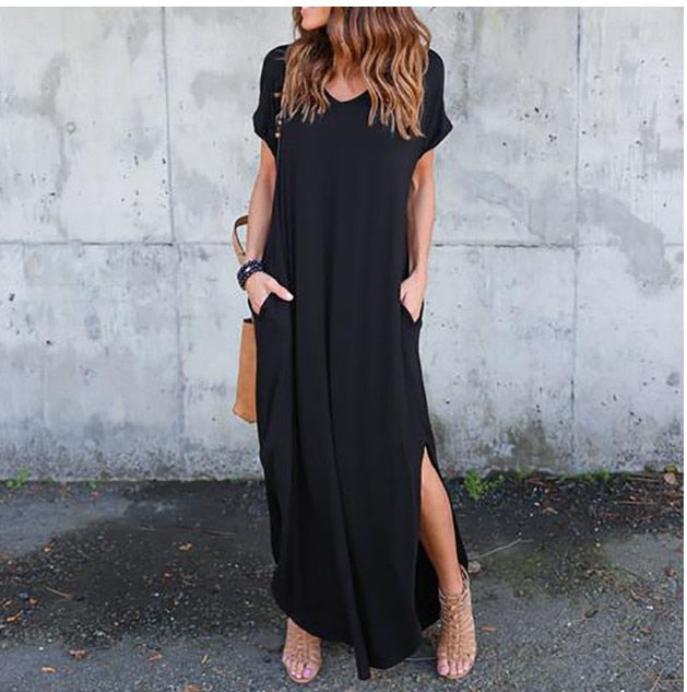 Casual Short Sleeve Summer Dress