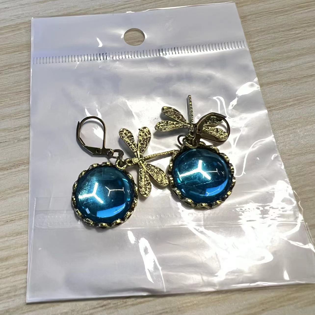 Vintage Moonstone Charm Earrings