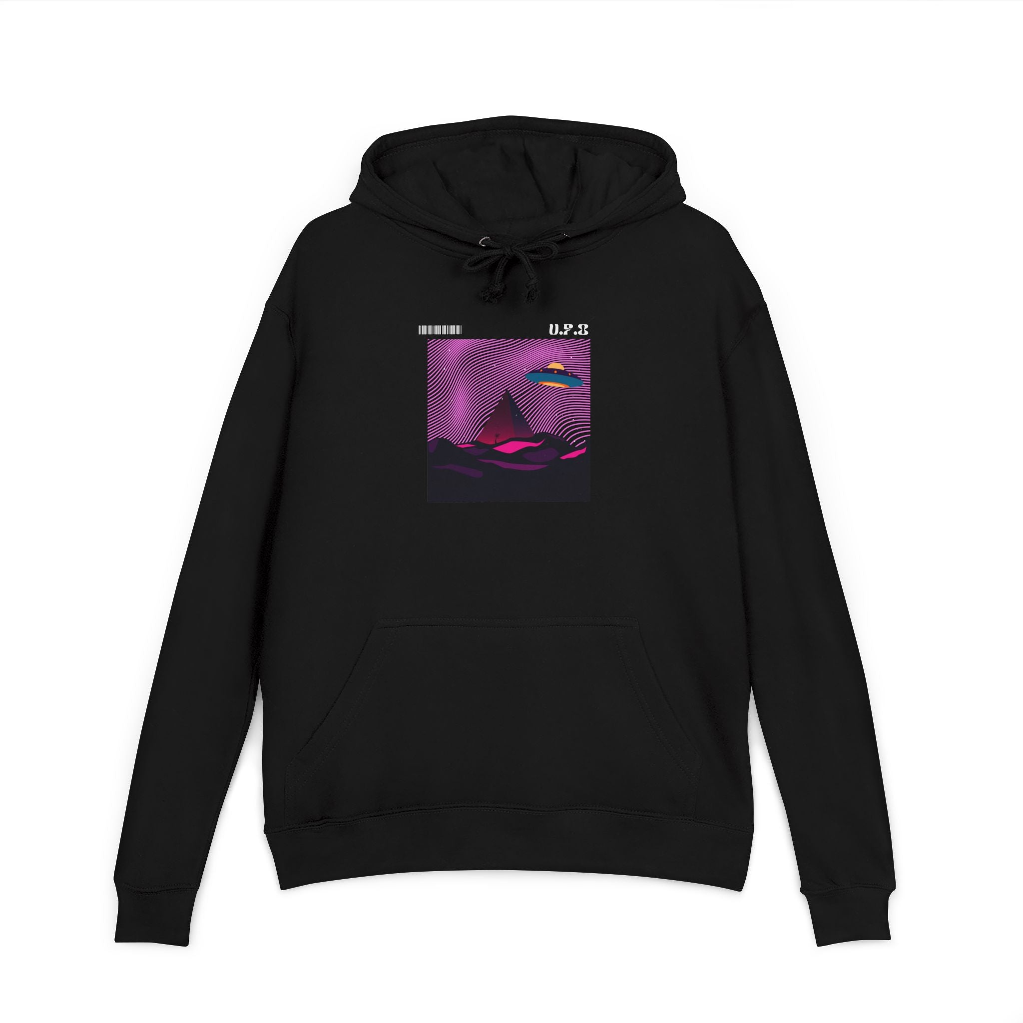 Vibrant Graphic Hoodie, Unisex French Terry Pullover, Cozy Streetwear, Casual Layering, Unique Gift, Music-Inspired Apparel