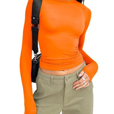 Chic & Sleek: Women’s Slim Fit Long-Sleeve Pullover
