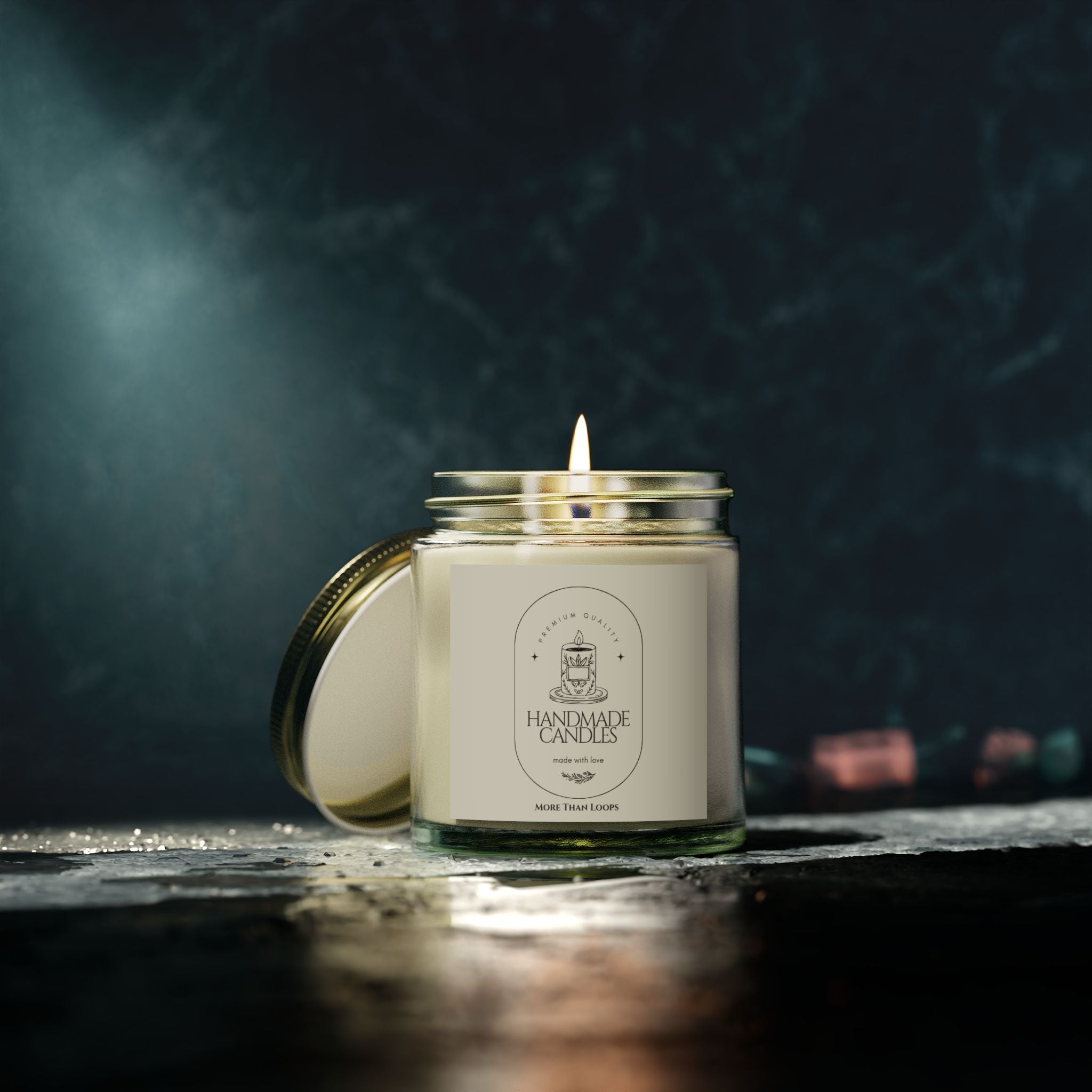 Coconut Apricot Scented Candle Collection, Aromatherapy Candles for Relaxation, Self-Care Gift, Home Fragrance Decor