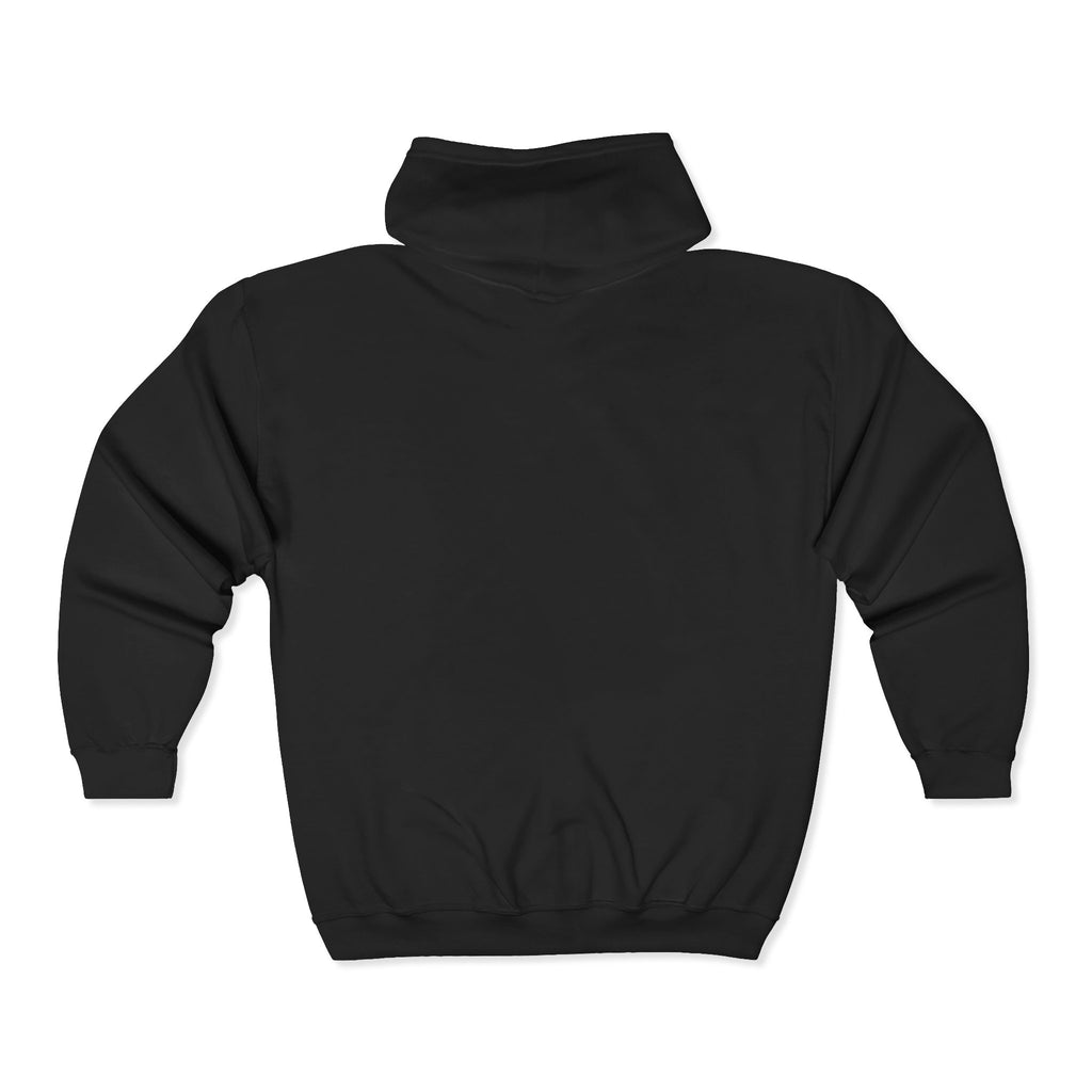 Eternal Barcode Unisex Zip Hoodie, Cozy Streetwear, Perfect for Gifts, Everyday Style, Casual Layering, Unique Graphic Design