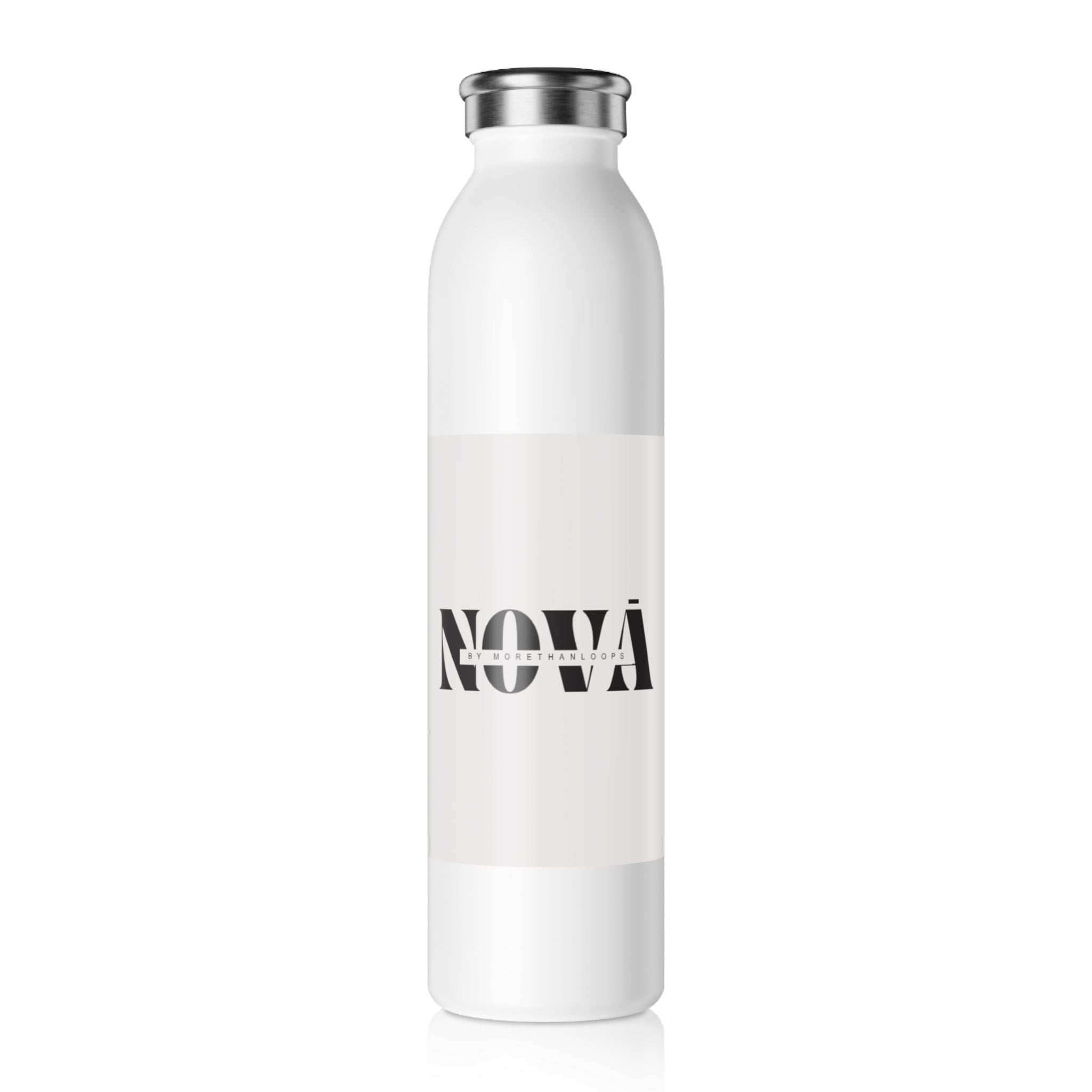 Sleek Stainless Steel Water Bottle - Modern Reusable Drinkware for Fitness, Travel, and Daily Hydration, Eco-Friendly, Gift Idea