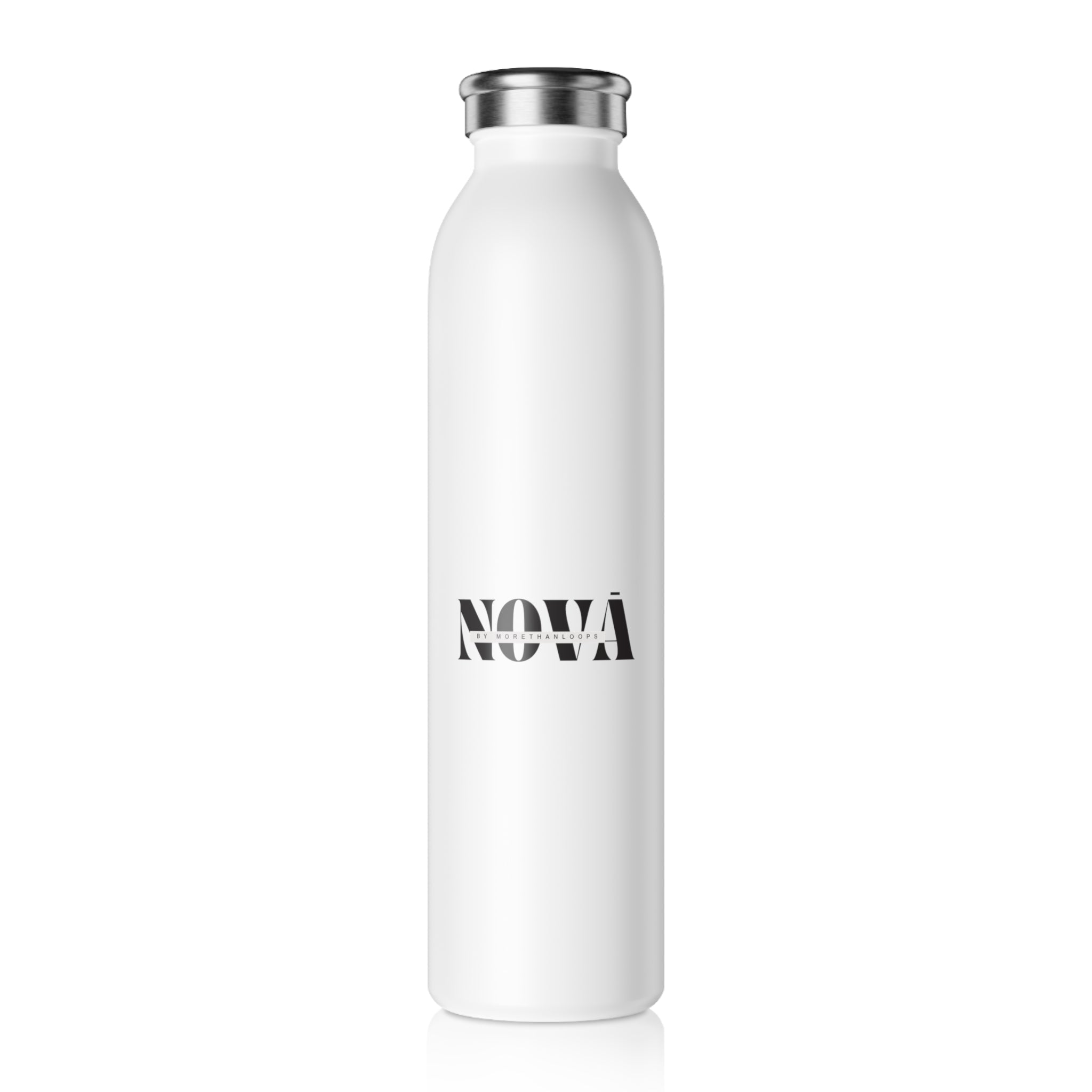 Stylish Slim Water Bottle | Eco-Friendly Insulated Bottle, Travel Hydration, Gift for Fitness Lovers, Personalized Water Container