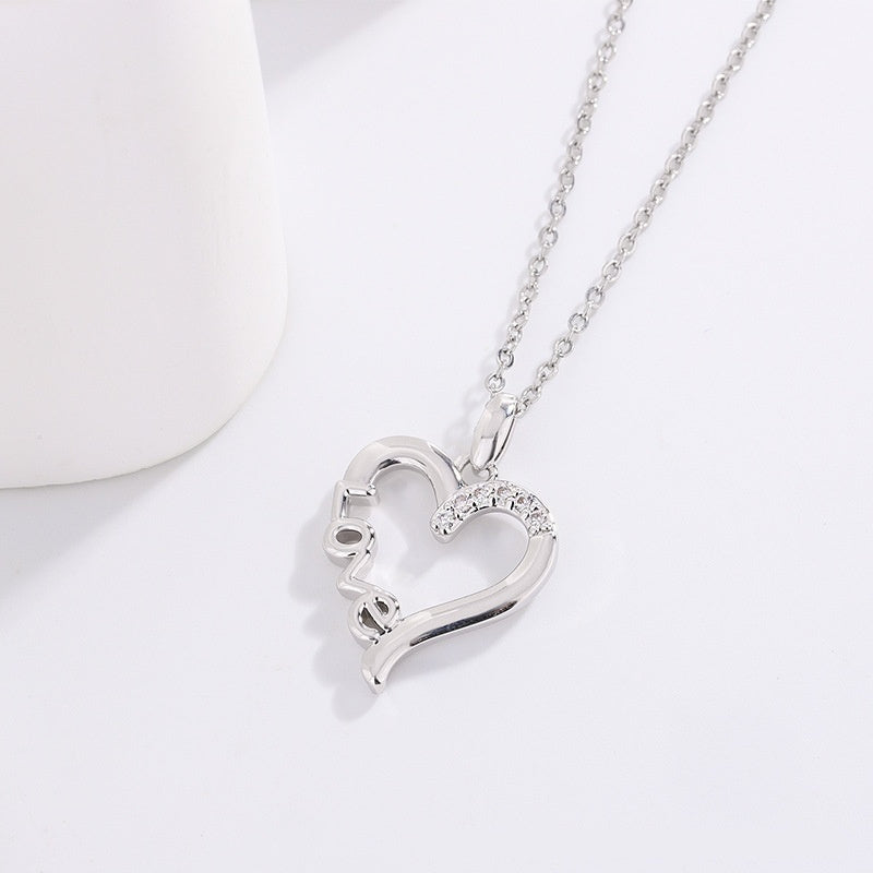 Eternal Love: Titanium Steel Heart Necklace – The Perfect Gift of Foreve