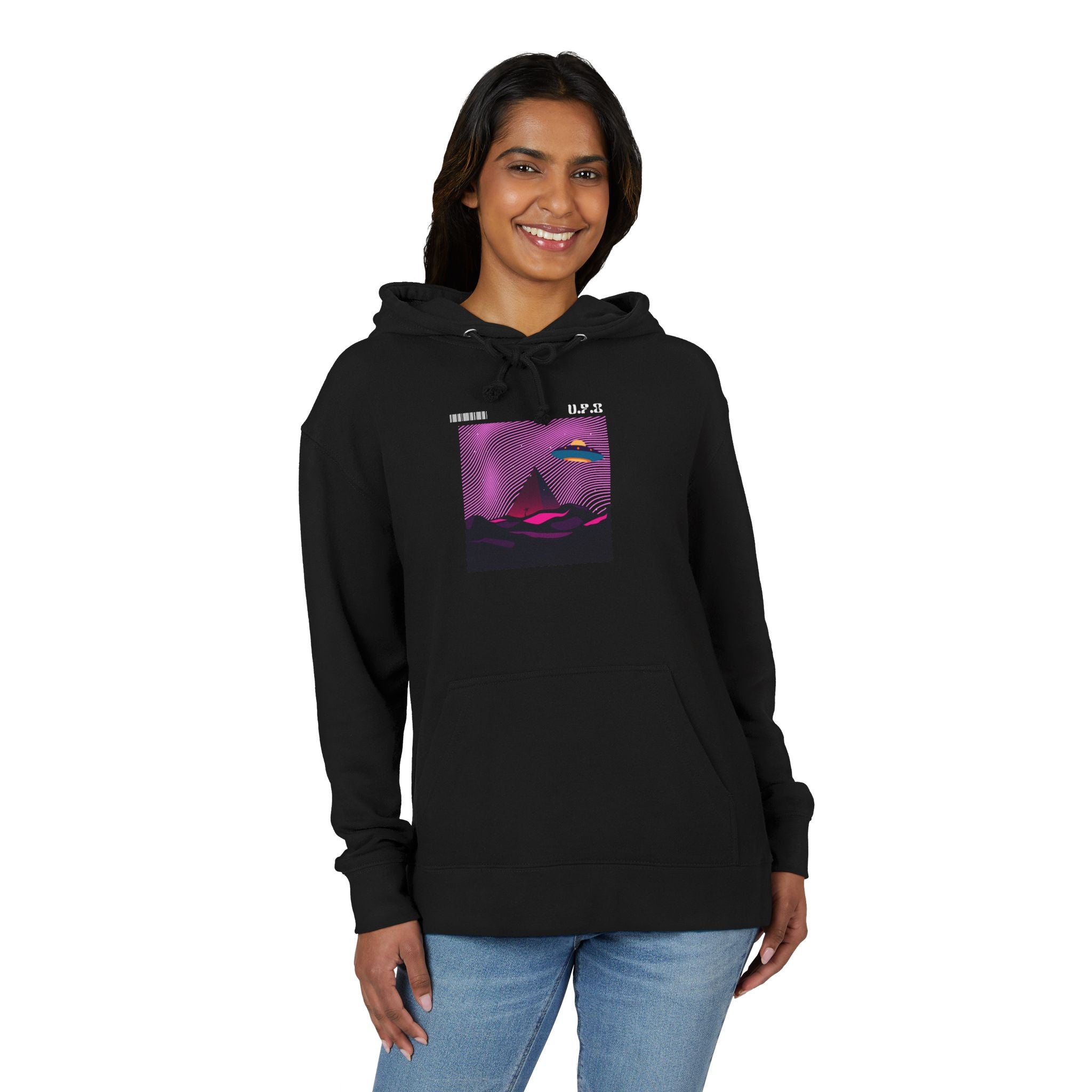 Vibrant Graphic Hoodie, Unisex French Terry Pullover, Cozy Streetwear, Casual Layering, Unique Gift, Music-Inspired Apparel