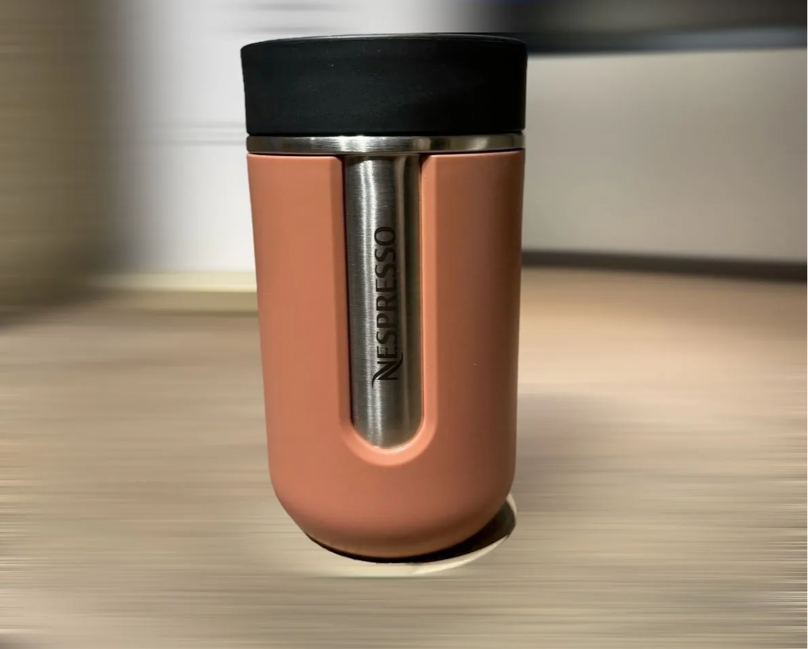Nespresso Nomad Travel Thermos – Terracotta Edition