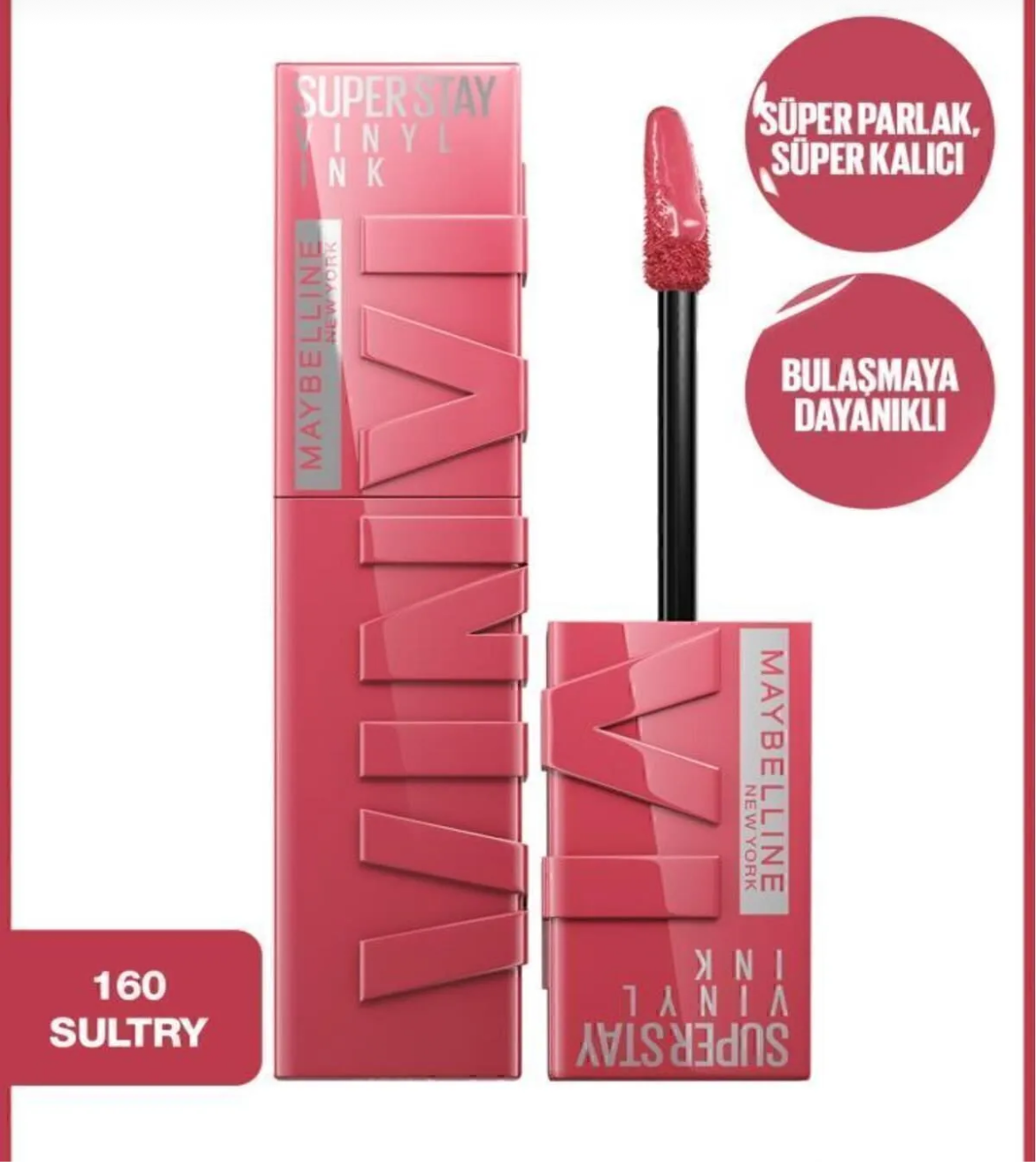 Maybelline New York SuperStay Vinyl Ink – Long-Lasting Glossy Liquid Lipstick