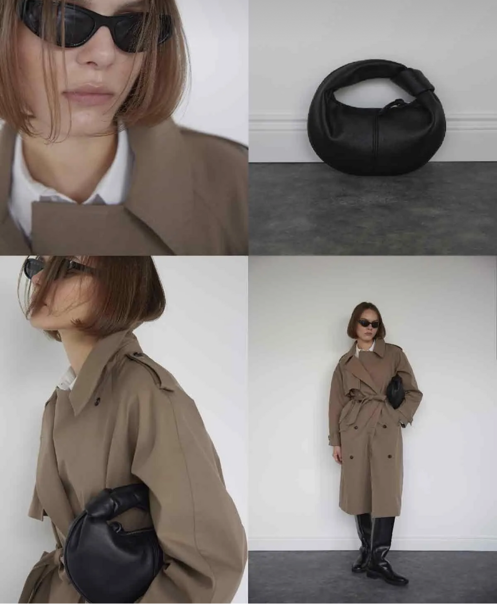 Black Mini Bowl Bag