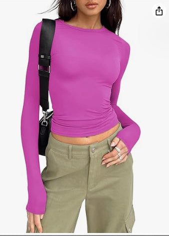 Chic & Sleek: Women’s Slim Fit Long-Sleeve Pullover