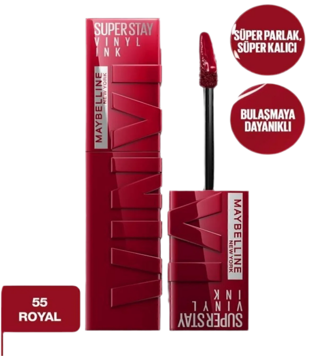 Maybelline New York SuperStay Vinyl Ink – Long-Lasting Glossy Liquid Lipstick