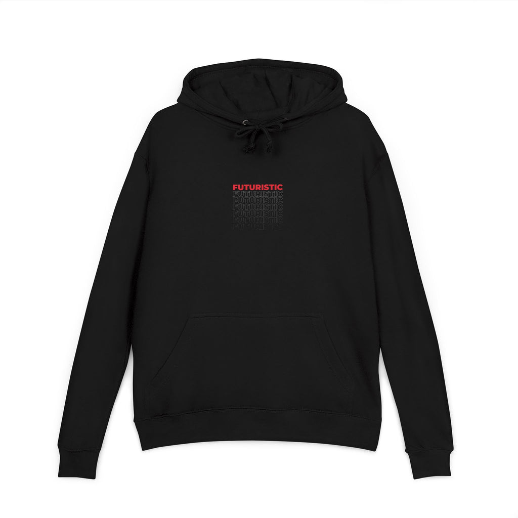 Futuristic Unisex Hoodie, Stylish Apparel, Casual Wear, Gift for Tech Lovers, Streetwear Comfort