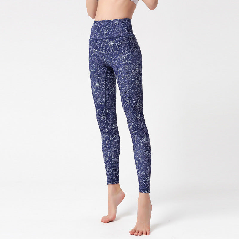 VibeFlex™ Tie-Dye Sculpt Leggings – High Waist Push-Up Yoga & Workout Wear