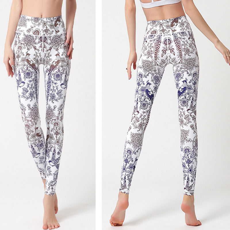 VibeFlex™ Tie-Dye Sculpt Leggings – High Waist Push-Up Yoga & Workout Wear