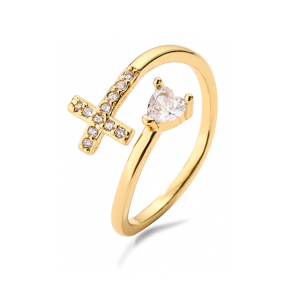 Clear CZ Evil Eye Ring – Sparkling Protection for Her