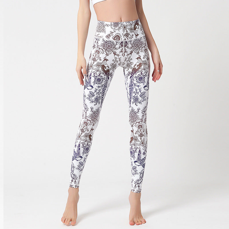VibeFlex™ Tie-Dye Sculpt Leggings – High Waist Push-Up Yoga & Workout Wear