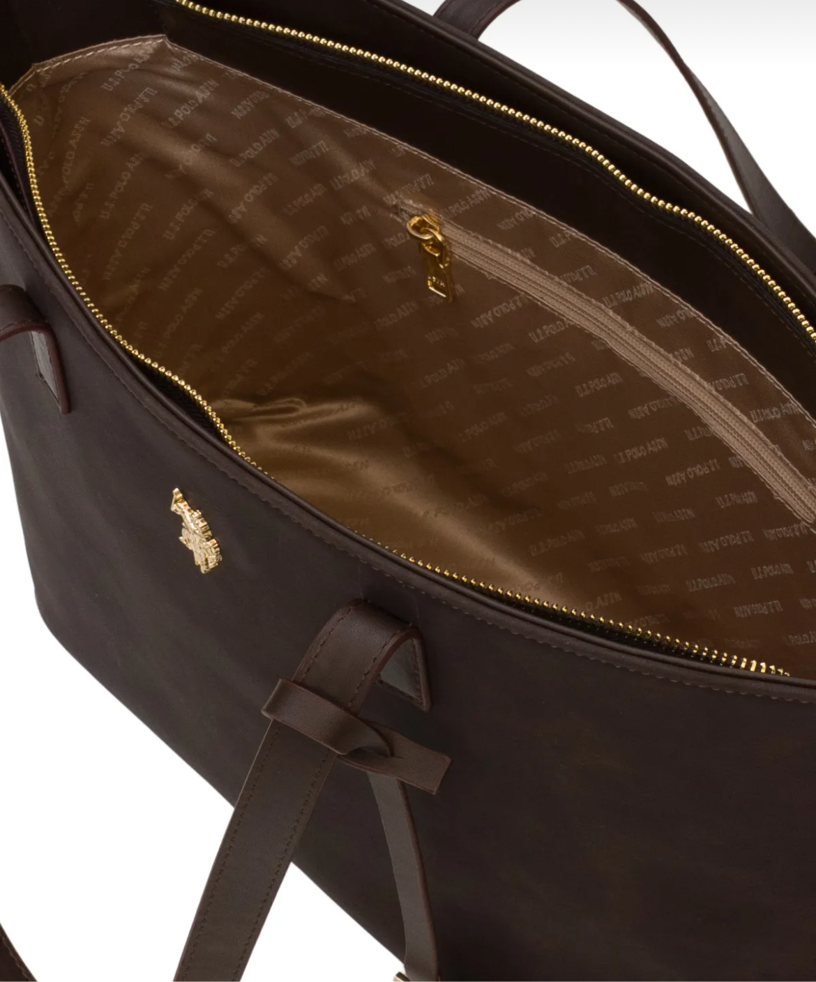 U.S. Polo Assn. Coffee Shoulder Bag – Chic & Versatile
