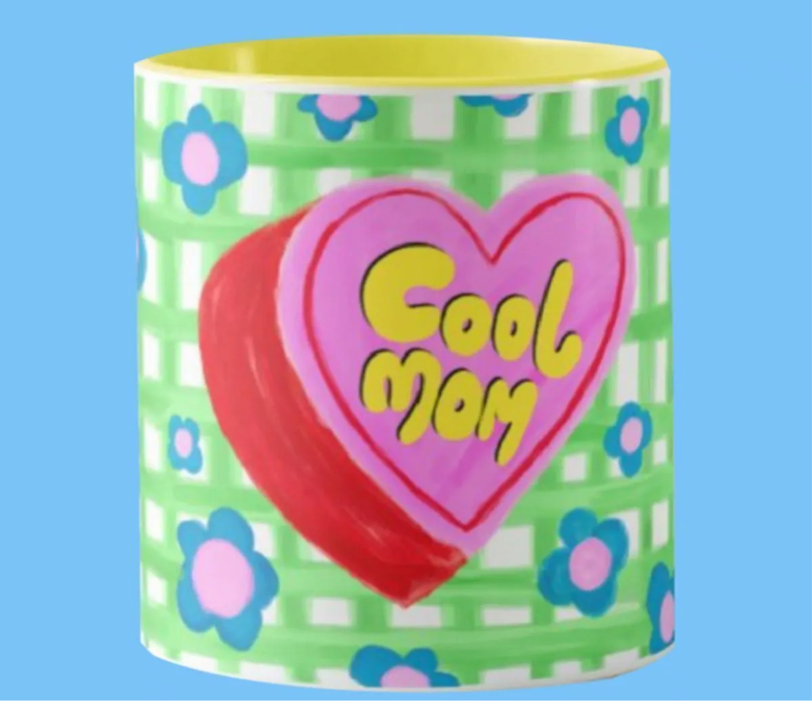 Groove & Brew – Diskotek Hand-Drawn Mug (9.5×8cm)