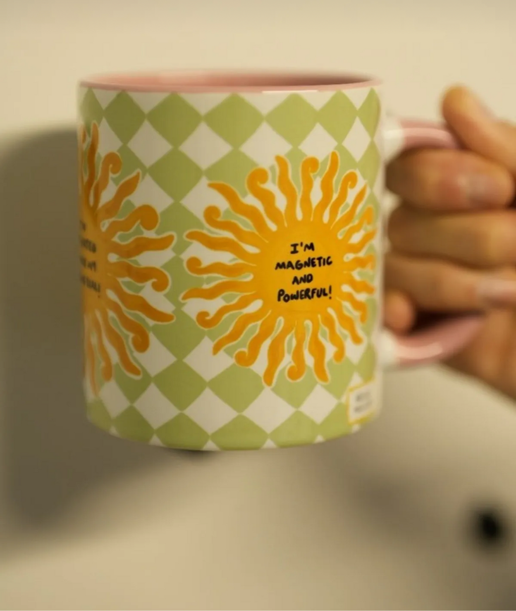 Manifest Your Morning – Inspirational Mug (9.5×8cm)
