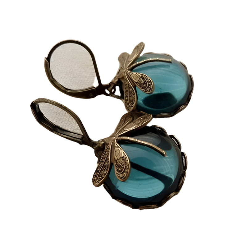 Vintage Moonstone Charm Earrings