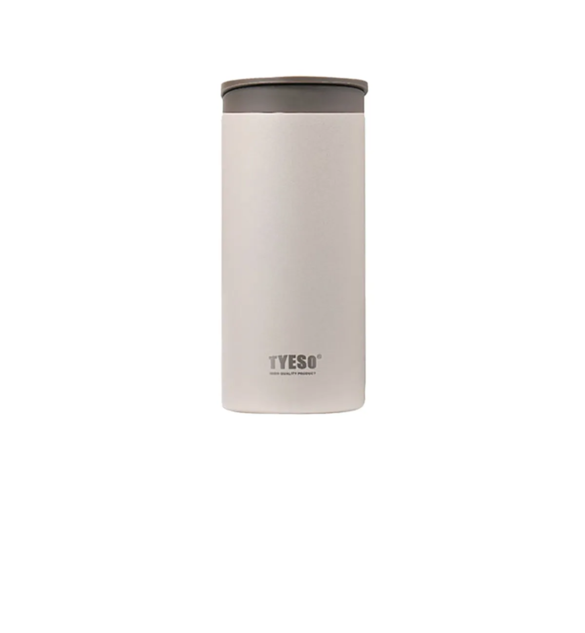 Tyeso Stainless Steel Vacuum Flat Thermos – 360ml with Handle