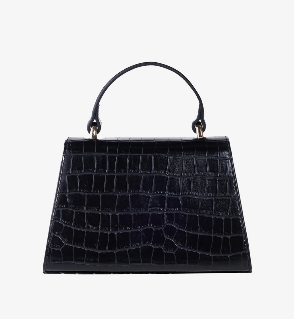 ✨ Ted Baker Croco-Embossed Mini Handbag – Chic & Timeless