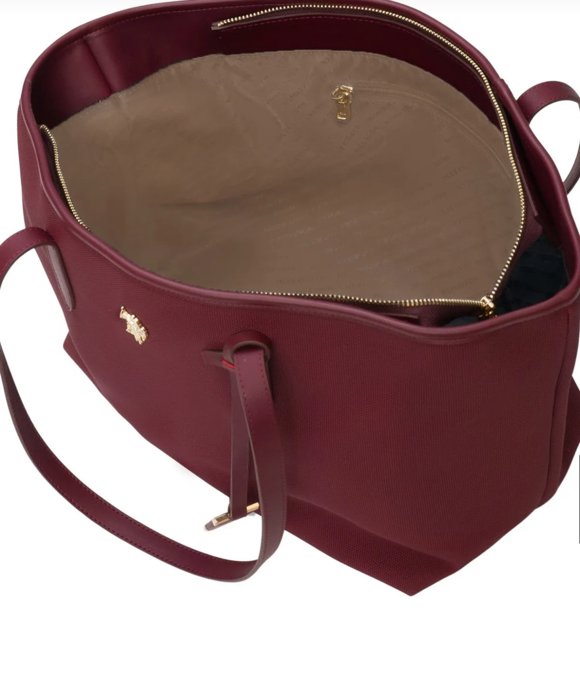 U.S. Polo Assn. Claret Shoulder Bag – Timeless Everyday Elegance