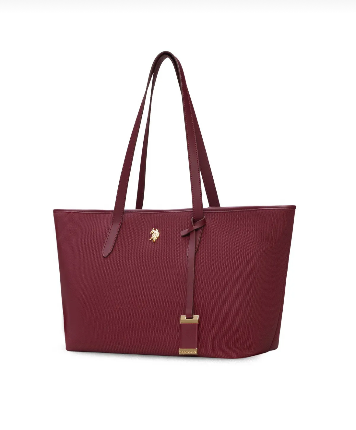 U.S. Polo Assn. Claret Shoulder Bag – Timeless Everyday Elegance