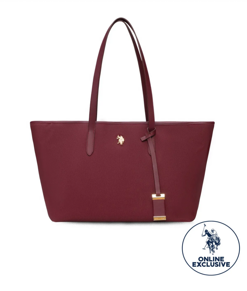 U.S. Polo Assn. Claret Shoulder Bag – Timeless Everyday Elegance
