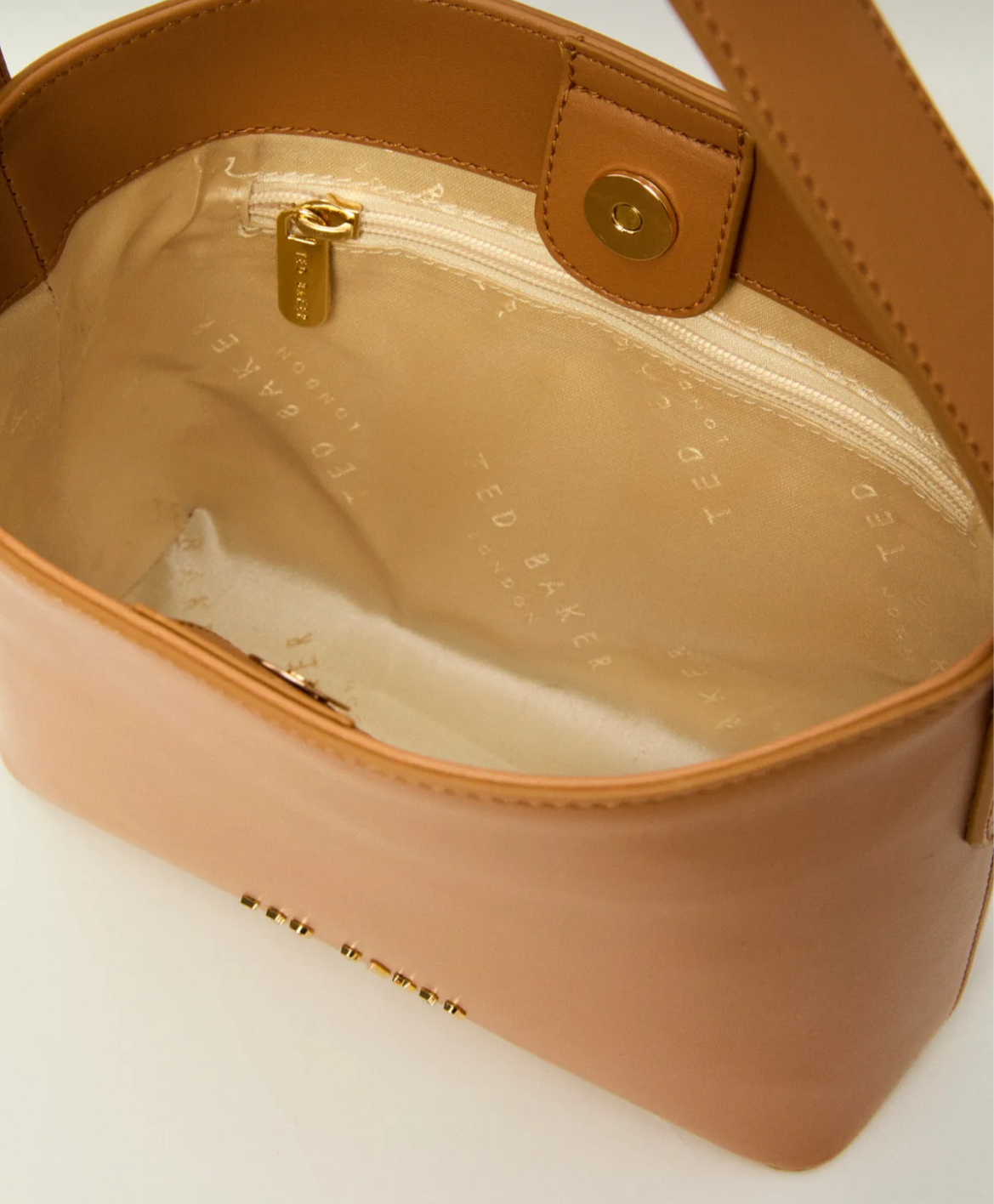 Ted Baker Plain Skin Mini Handbag – Minimal Chic, Maximum Style