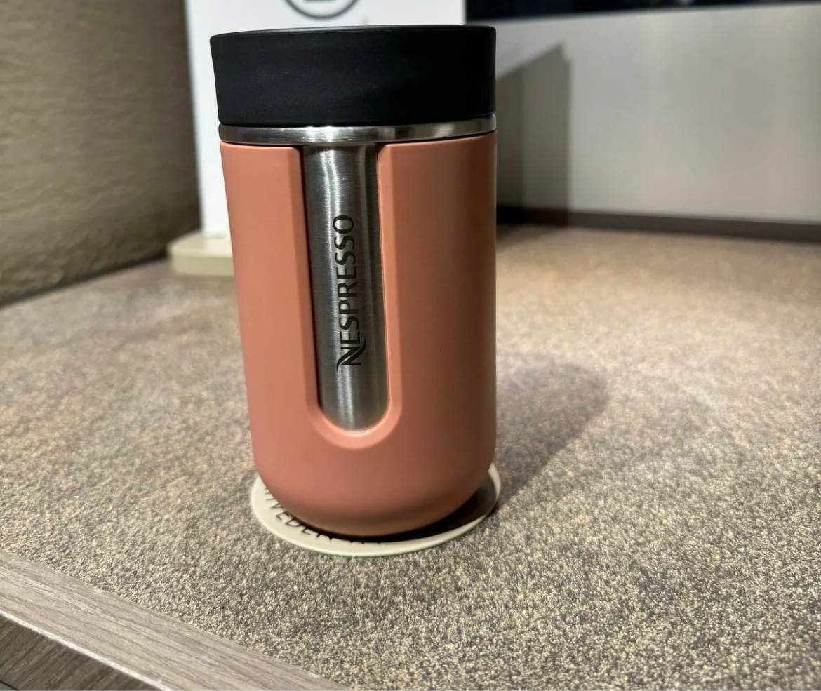 Nespresso Nomad Travel Thermos – Terracotta Edition