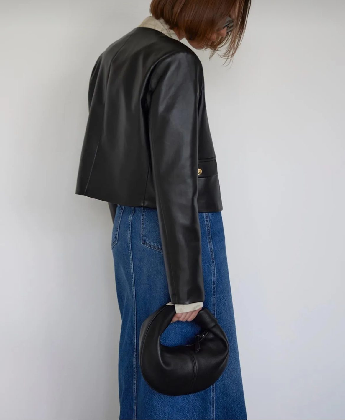 Black Mini Bowl Bag