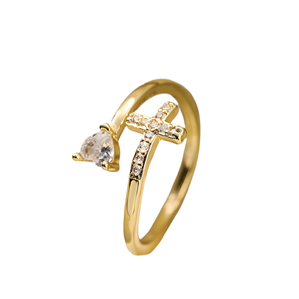 Clear CZ Evil Eye Ring – Sparkling Protection for Her