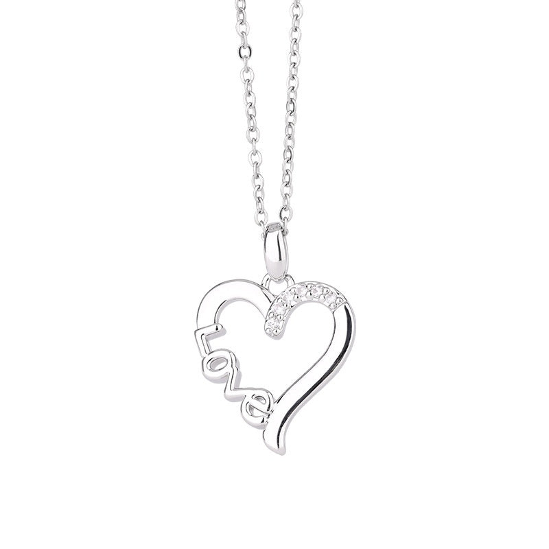 Eternal Love: Titanium Steel Heart Necklace – The Perfect Gift of Foreve
