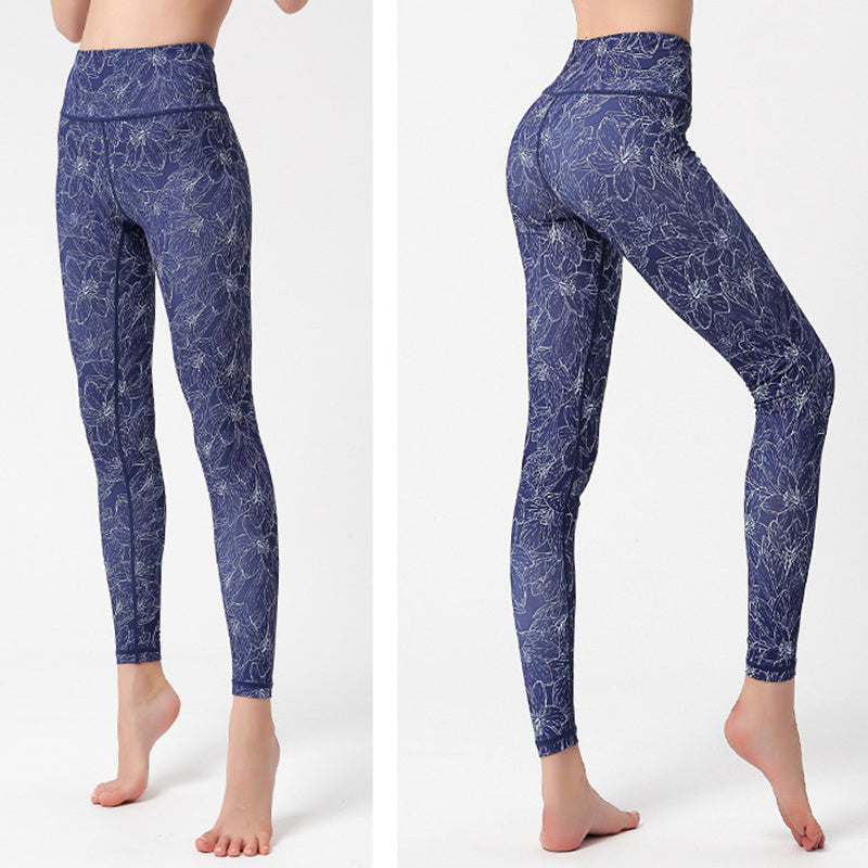 VibeFlex™ Tie-Dye Sculpt Leggings – High Waist Push-Up Yoga & Workout Wear