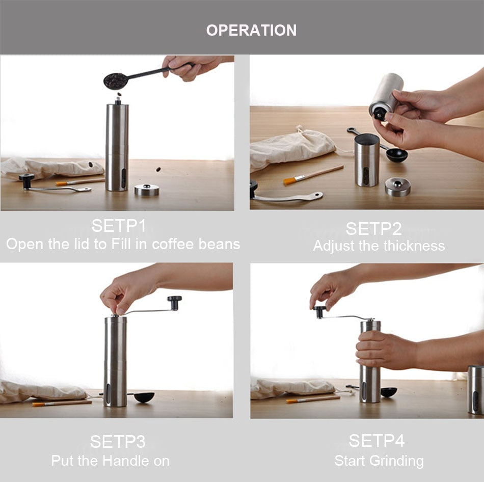 Stainless Steel Coffee Grinder