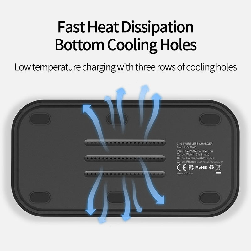 3 in 1 Magnetic Wireless Charger