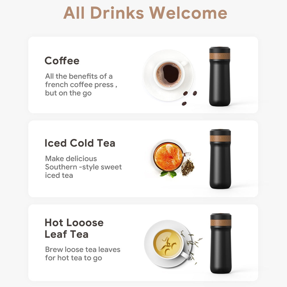 350ml Portable Coffee Pot