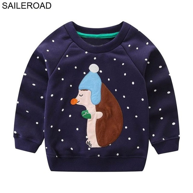 Cartoon Print Sweater