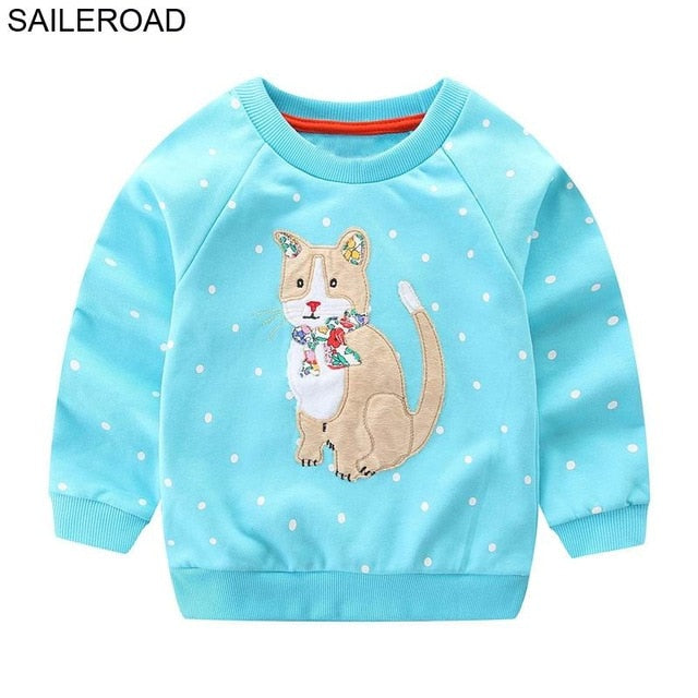Cartoon Print Sweater