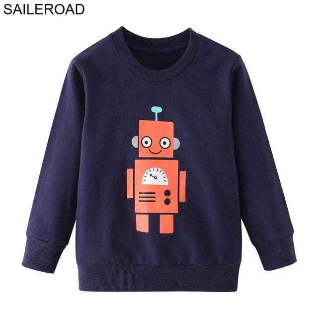 Cartoon Print Sweater
