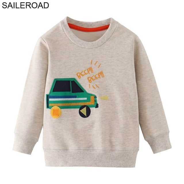 Cartoon Print Sweater
