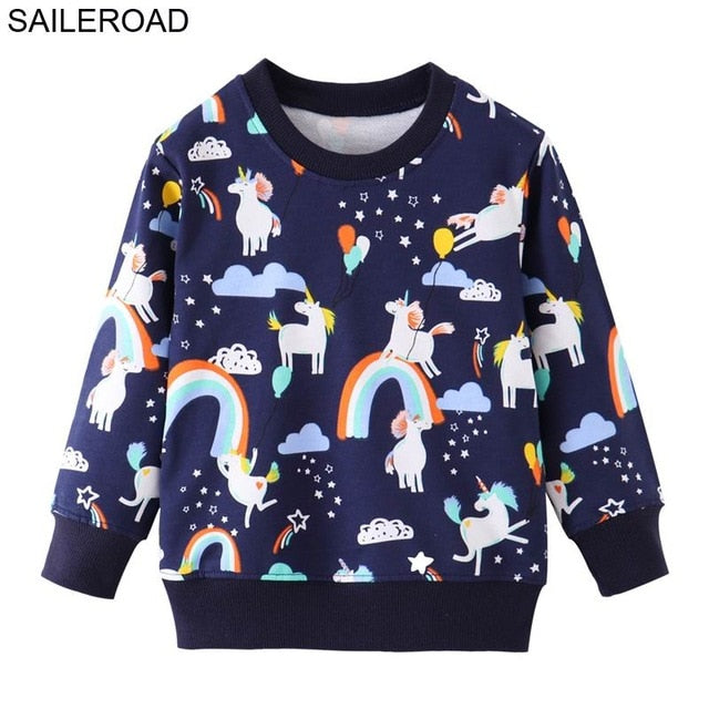 Cartoon Print Sweater