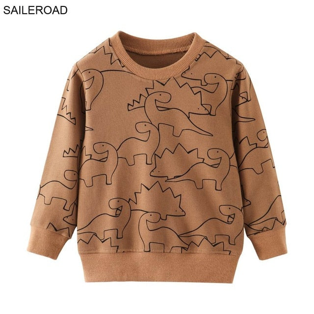 Cartoon Print Sweater