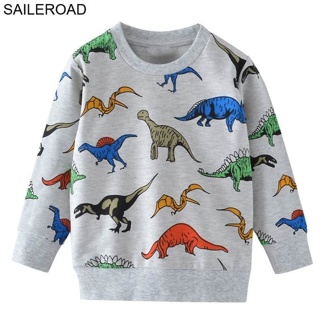 Cartoon Print Sweater