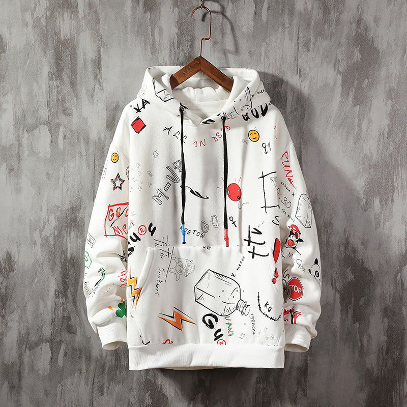 Casual Printed Hoodie