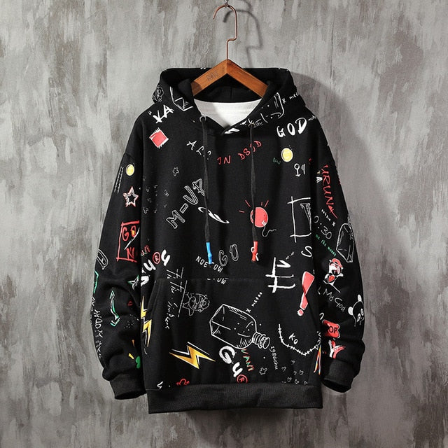 Casual Printed Hoodie