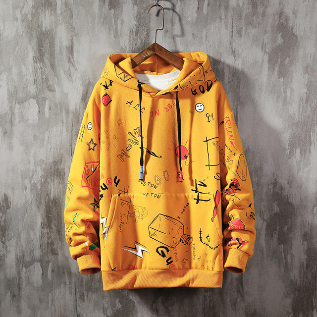 Casual Printed Hoodie