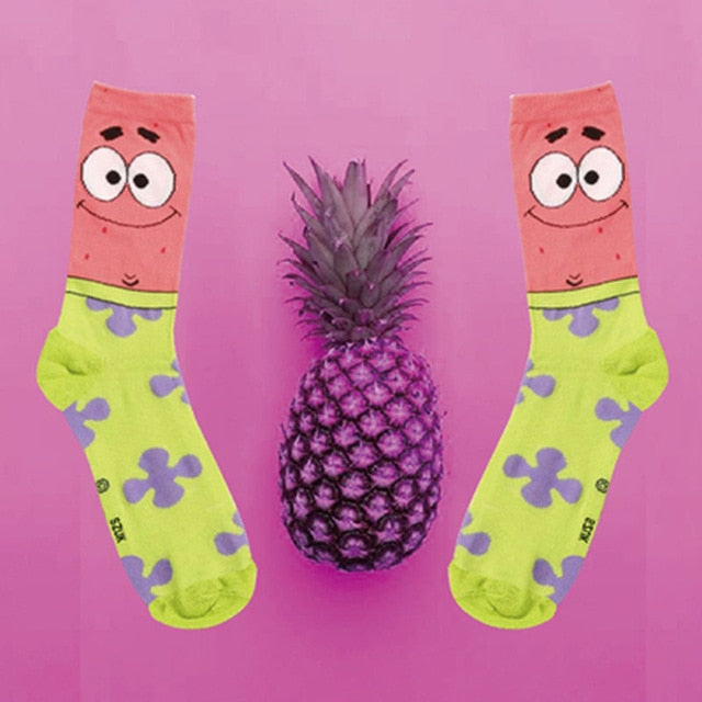 Cartoon Print Socks