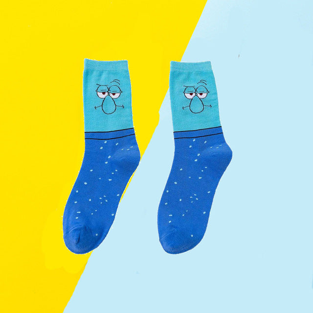 Cartoon Print Socks